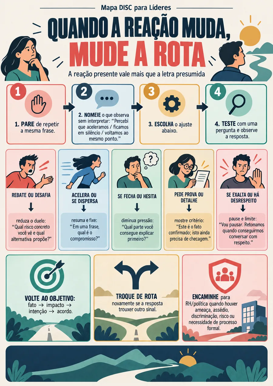 Página real do material mapa disc para lideres